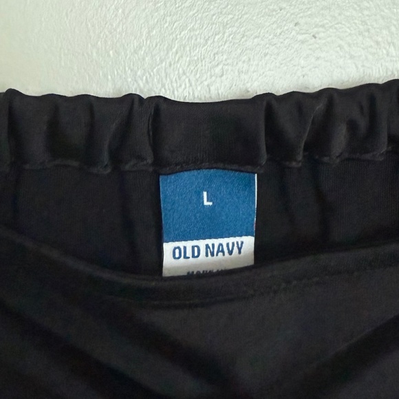 Old Navy High-Waisted Satin Midi Skirt in Black Jack - Picture 3 of 4